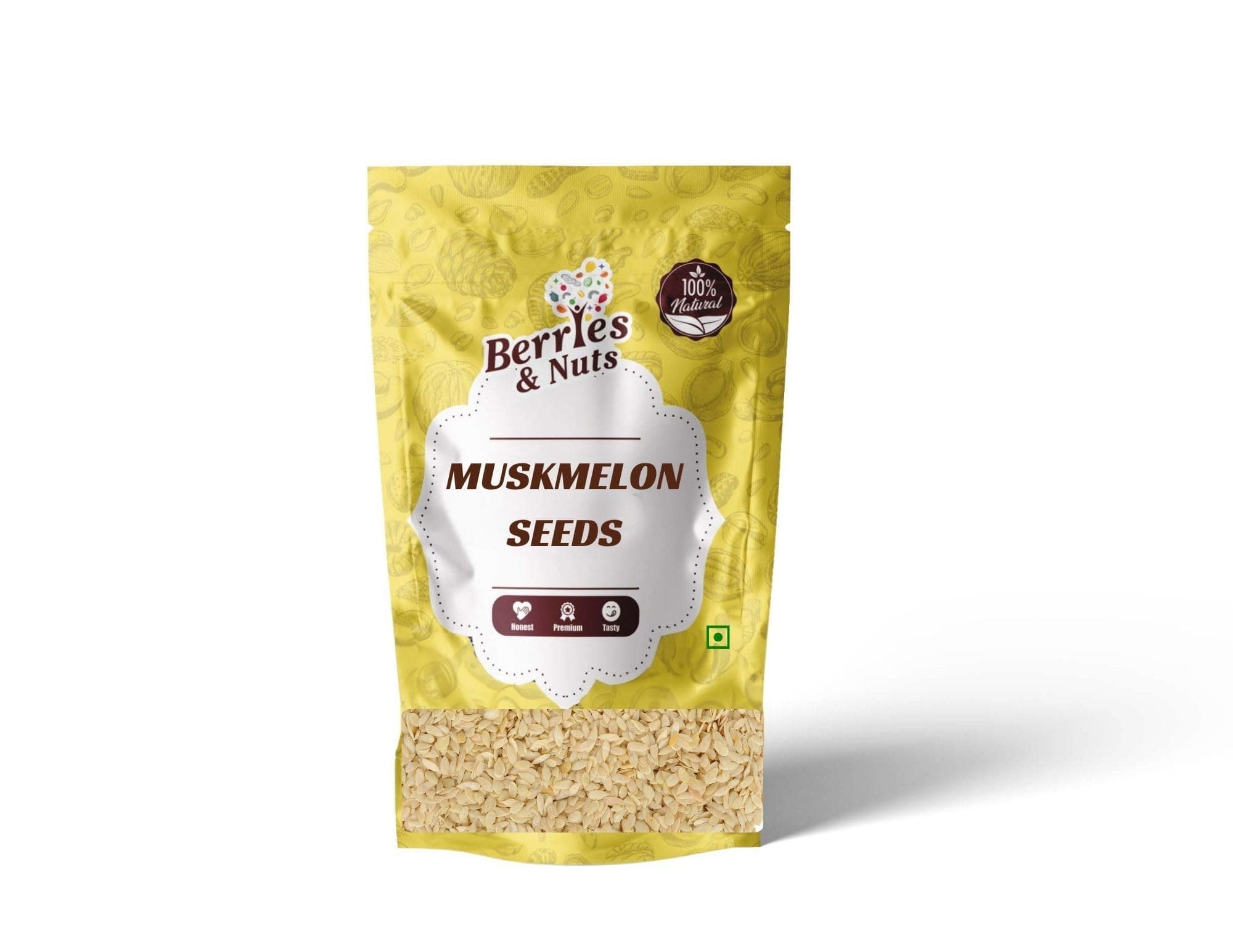 Berries And Nuts Premium Muskmelon Seeds | Kharbooj Magaz, Kharbhuja Beej | 1 Kg