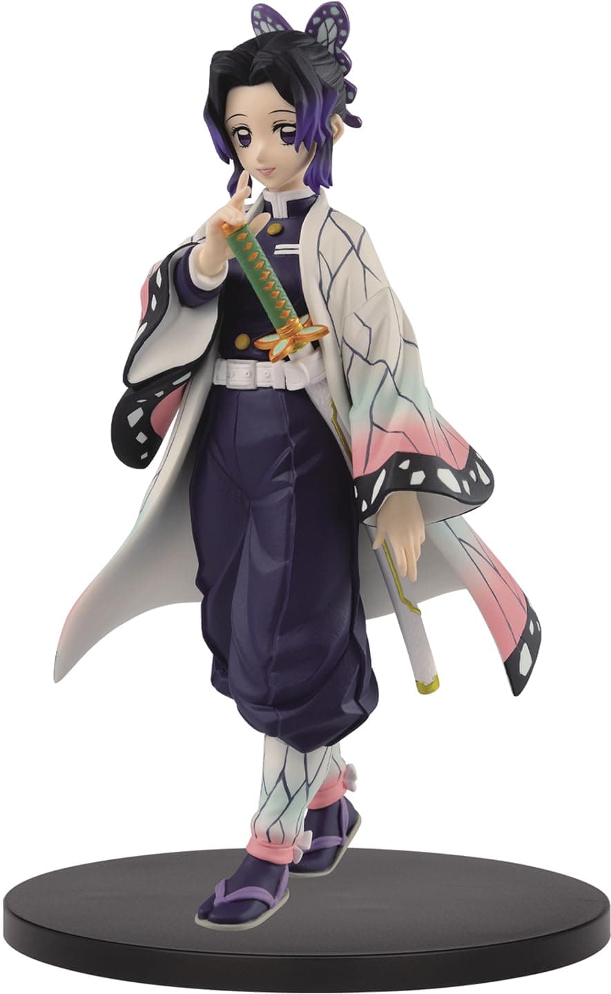 Banpresto - Demon Slayer Volume 9 Shinobu Kocho Figure Available in a Variety of Colours One Size