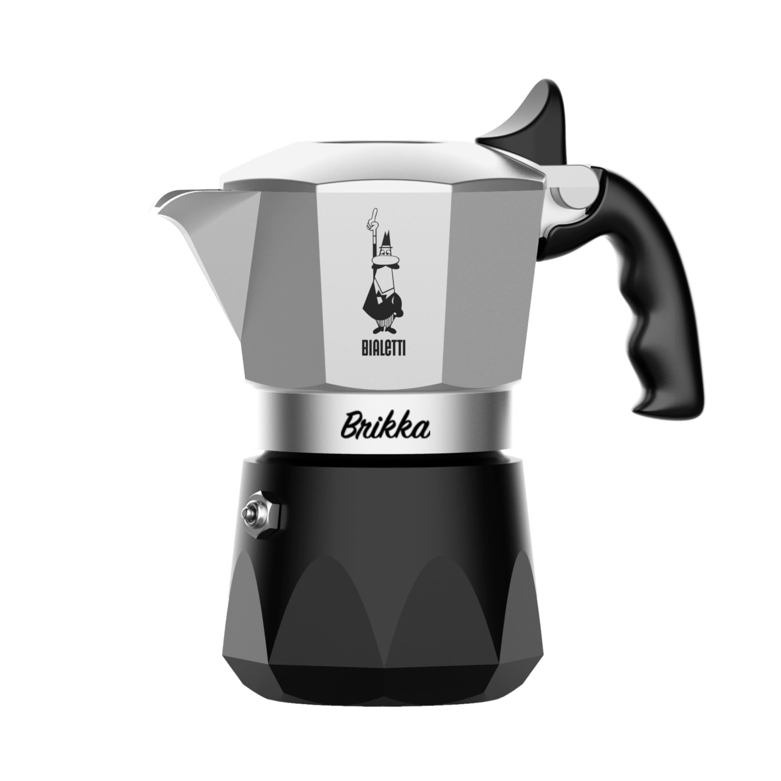 Bialetti BRIKKA 2 Cup Stovetop (Coffee Maker, Espresso Maker, Moka Pot)
