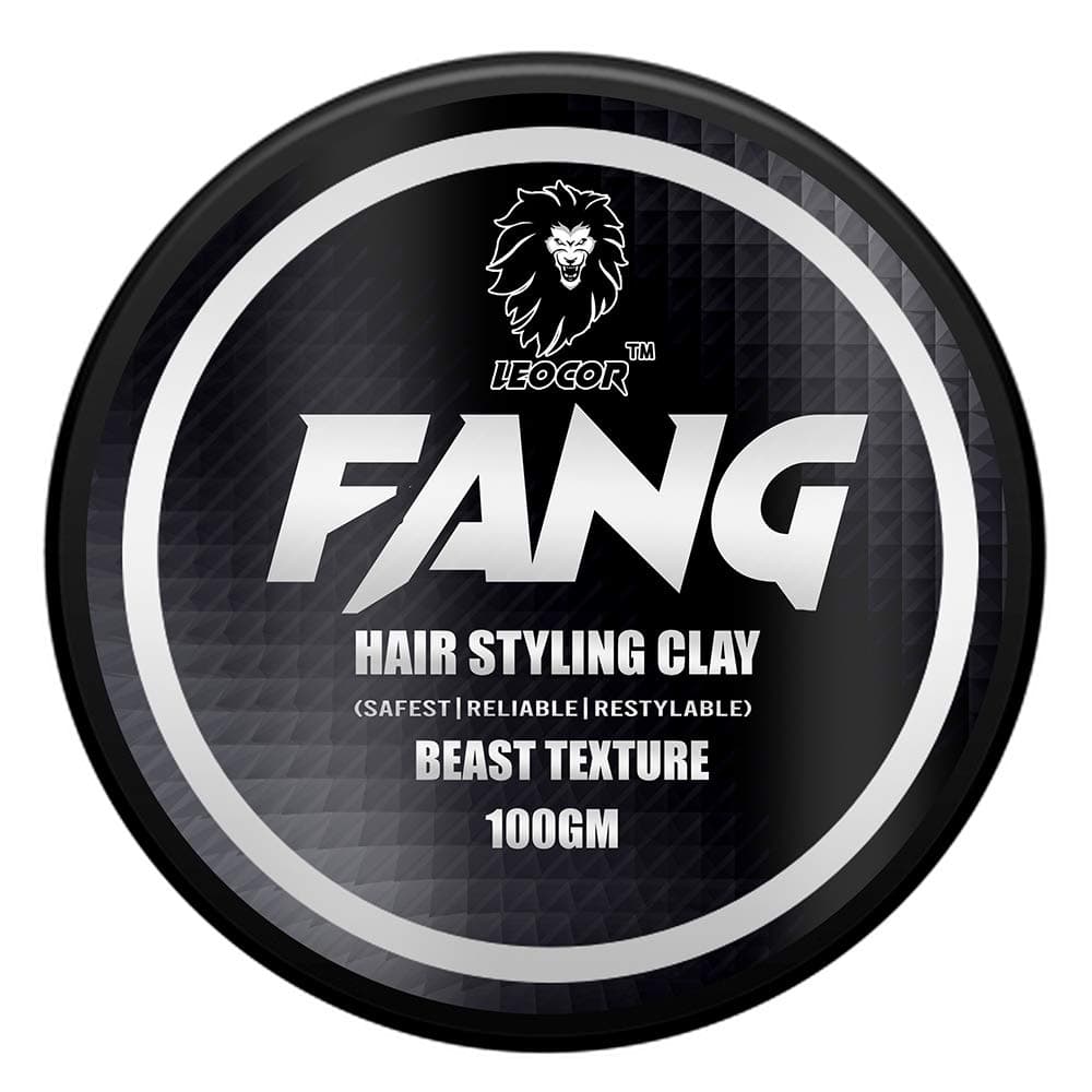 FANG Hair Styling Clay Wax for extra hold & texture | Strong hold Natural finish | Safe for hair No harmful chemicals| 100gm