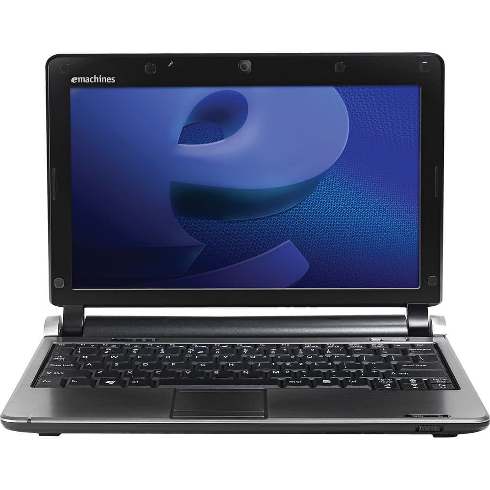 eMachines eM250-1915 Netbook - 10.1" LED / 1.60GHz Intel Atom N270 / 1GB Ram / 160GB Hard Drive / Windows XP Home