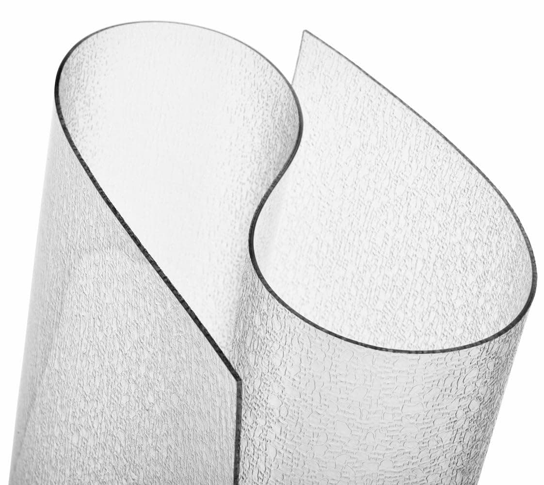 Clear Hard Floor Runner, USA Made, Safe, 24 x 84 Inch, 2mm Thick Clear Vinyl, Clear Plastic Sheet Floor Protector for Garage Floor, Vinyl Mat for Under Vehicle