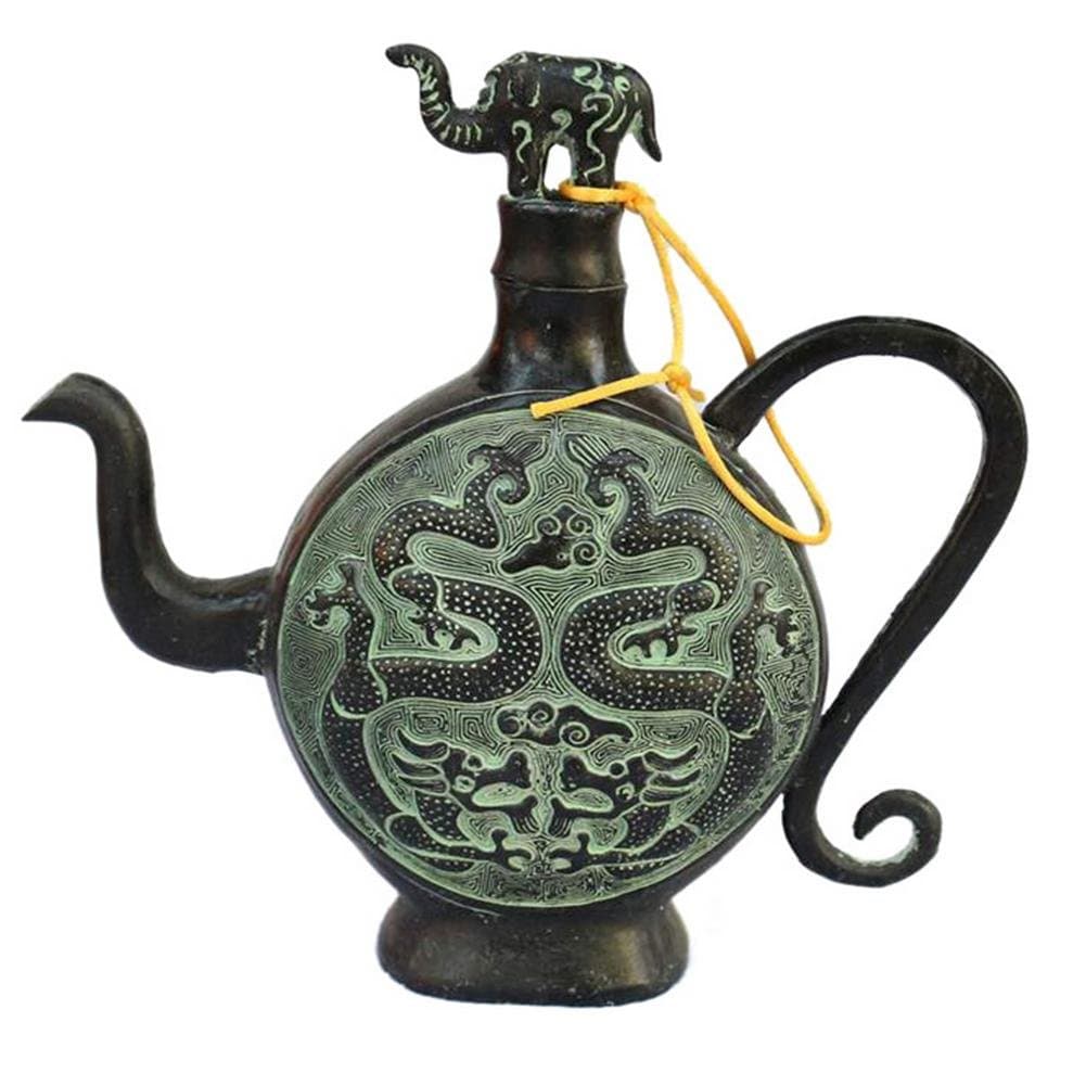PENG Antique to do the old Ssangyong jug antique handicrafts business gifts Jiapin ancient bronze pot pot ornaments