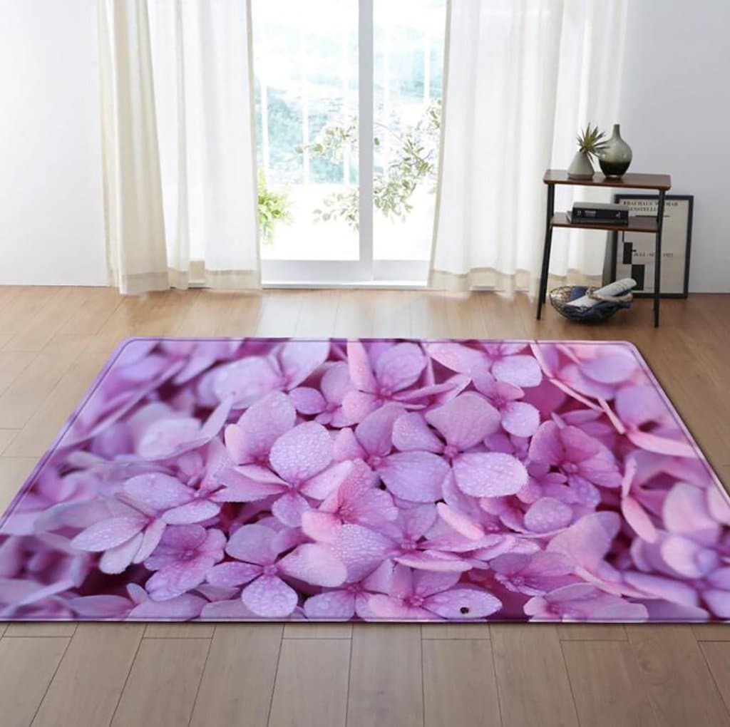 Creative Light- Rug 3D Flower Leaf Pattern Soft/Rectangular/Anti-slip Large Size Carpet for Living Room Modern Bedroom Tea Table Floor Mats (Color : #8, Size : 150x200cm)