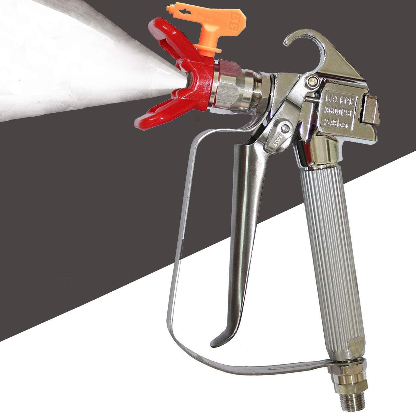 8609102 Airless Paint Spray Gun,High Pressure 3600 PSI 517 TIP Swivel Joint for Graco Wagner Titan Pump Sprayer And Airless Spraying Machine (02)