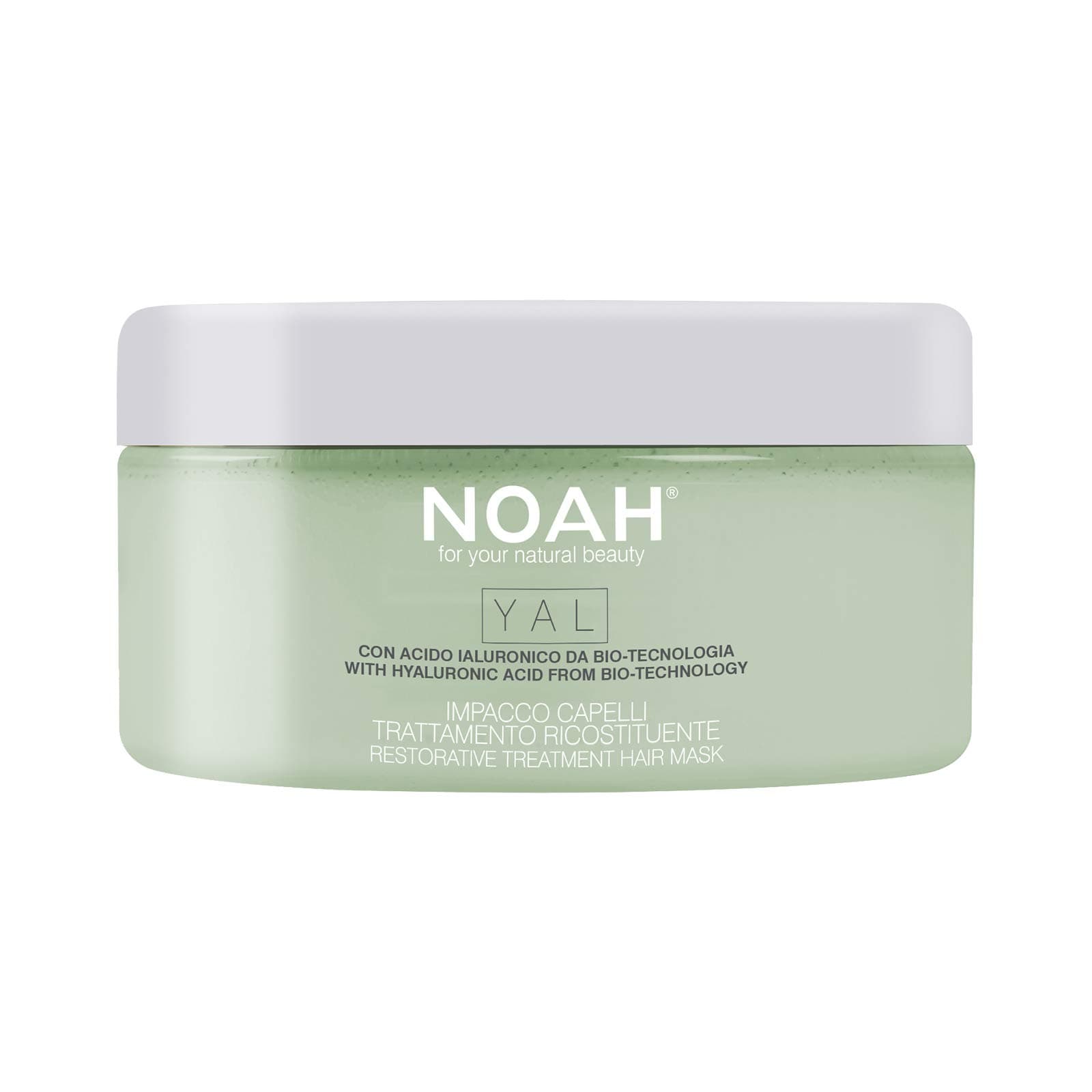 NOAH for your natural beauty Restore Hair Mask, 6.76 fl.oz - Hydrating, Anti Aging Hair Mask with Hyaluronic Acid, Avocado Oil, Coconut Oil extracts, Paraben Free, Deep Hair Conditioner