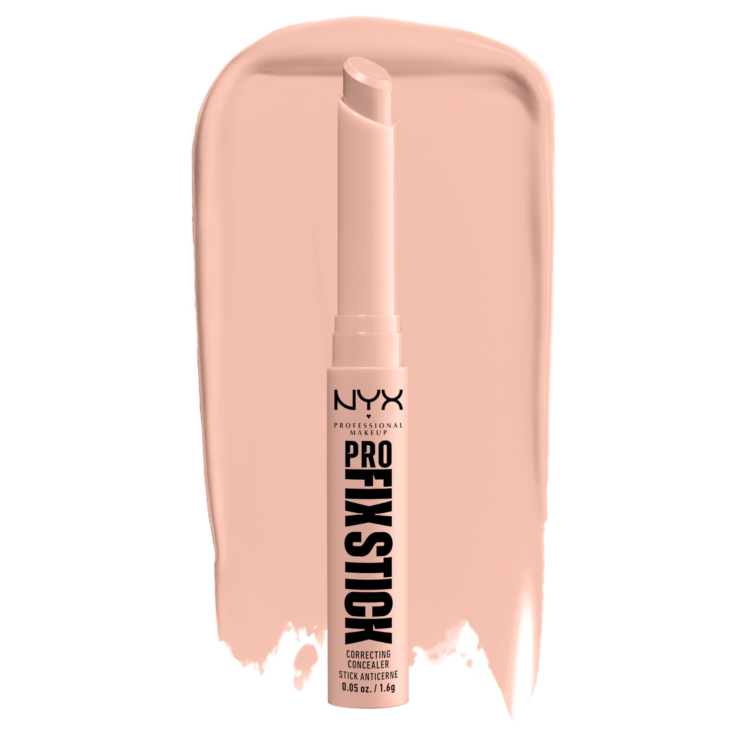 NYX PROFESSIONAL MAKEUP Pro Fix Stick Correcting Concealer, Buildable Medium Coverage Concealer Stick - Pink