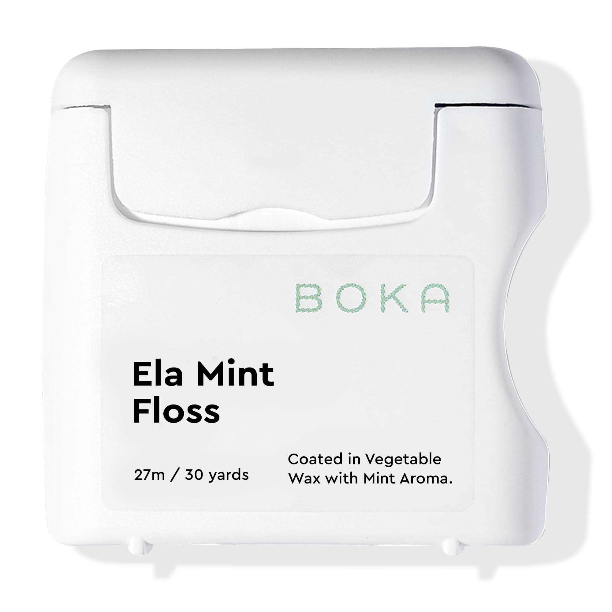 Ela Mint Woven Dental Floss, Made from Natural Vegetable Wax, Teflon-Free and Petroleum-Free, 30 Yards of Waxed Floss (Pack of 1)