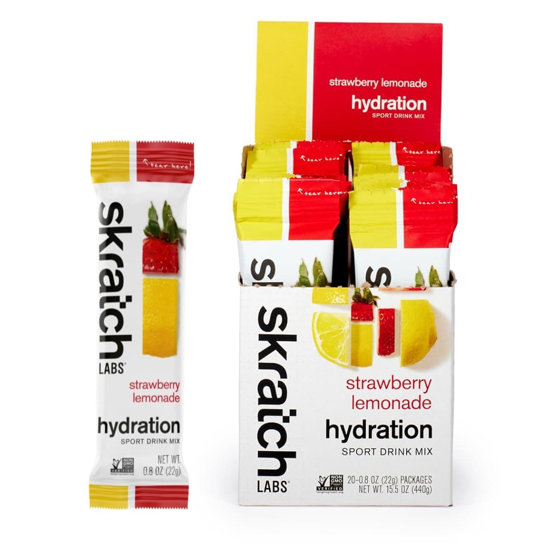 Hydration Packets Hydration Drink Mix, Strawberry Lemonade (0.8 Ounce - Pack of 20)