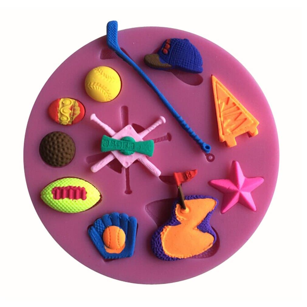 LYNCH All Sorts Of Balls Shaps Silicone Handmade Soap Silicone Mold Candle Mould,Pink