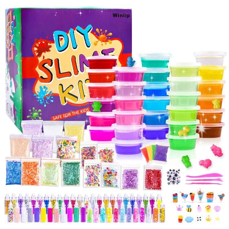 WINLIP Slime 30 Crystal Slime Making Kit - Pack of 135