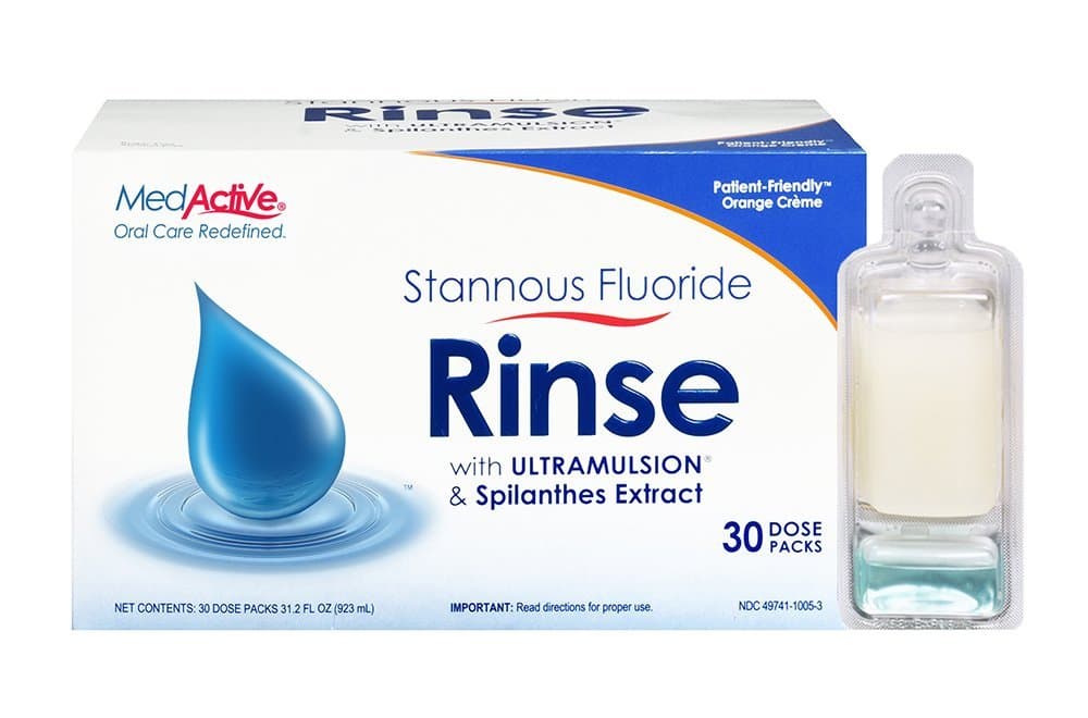 0.1% Stannous Fluoride Rinse with ULTRAMULSION® & Spilanthes Extract - Orange Creme (30-Pack)
