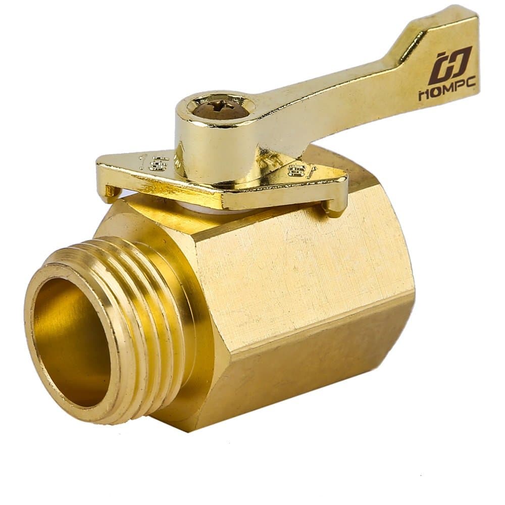 Super Heavy Duty 3/4" Brass Shut Off Valve Garden Hose Shut Off Valve Garden Hose Connector