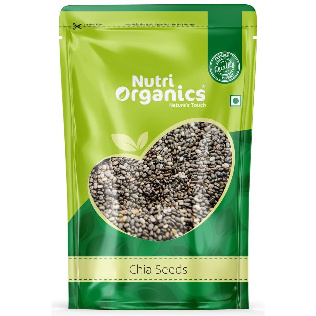 - Pure Chia Seeds 500G - Seeds for Eating & Weight Management | Rich Source of Calcium, Fibre & Protein