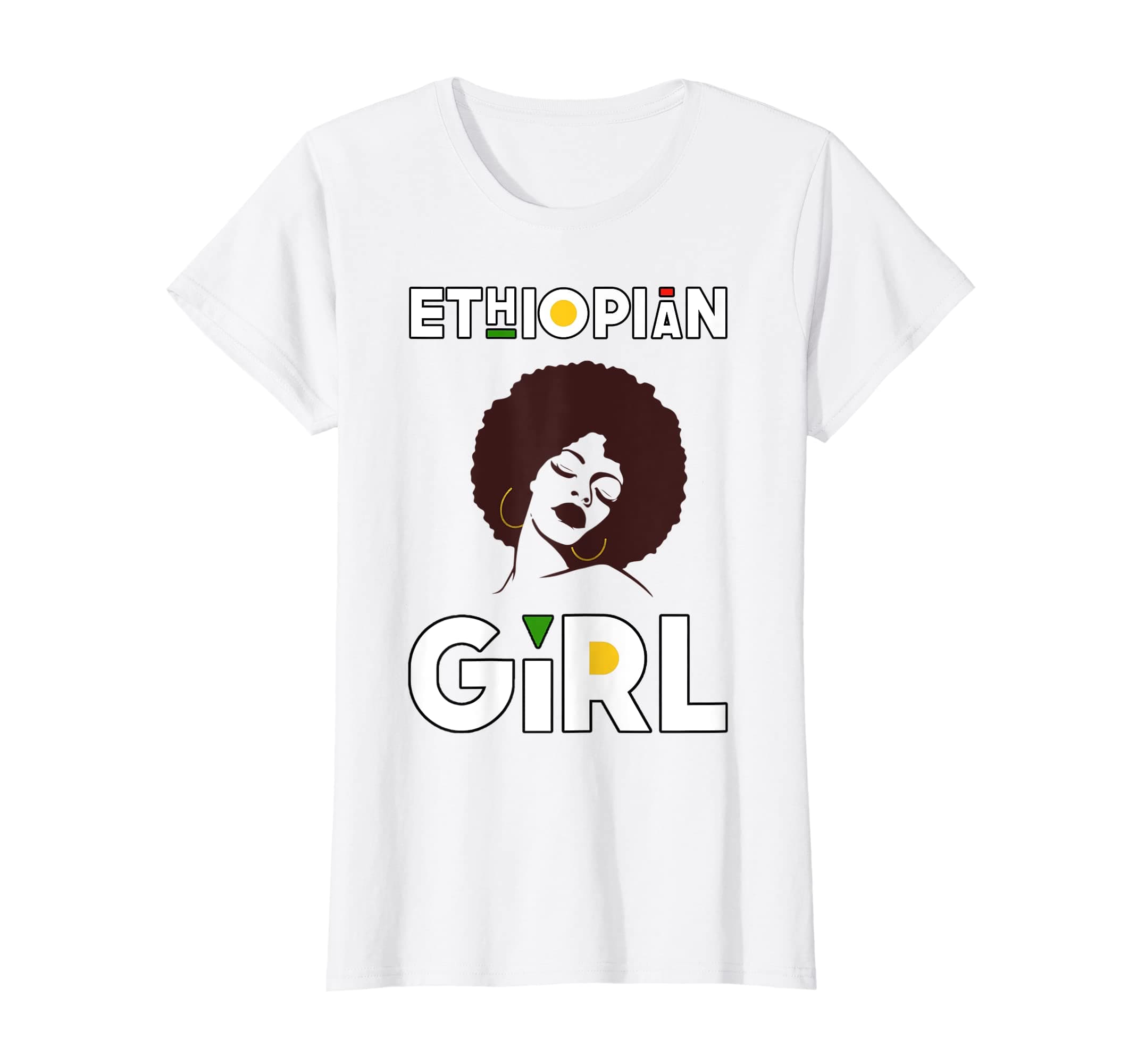 Ethiopian Girl TShirtz & MoreEthiopian Girl Shirt Ethiopian Diva African Pride Ethiopian T-Shirt