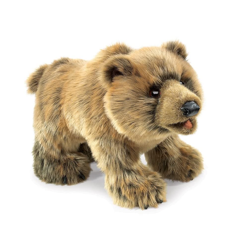 Grizzly Bear Hand Puppet Light Brown, 1 EA