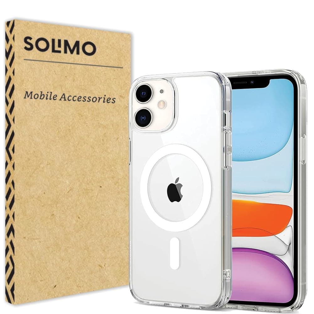 Amazon Brand - Solimo PC Back Case Cover for iPhone 11 | Compatible for iPhone 11 Back Case Cover | Scratch-Resistant Back Case Cover | Clear