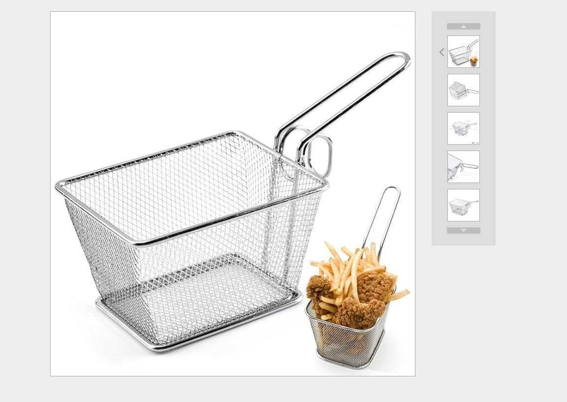 Oilless Cooker Deep Fryer Health Cooking for Home and Kitchen, Small, Silver