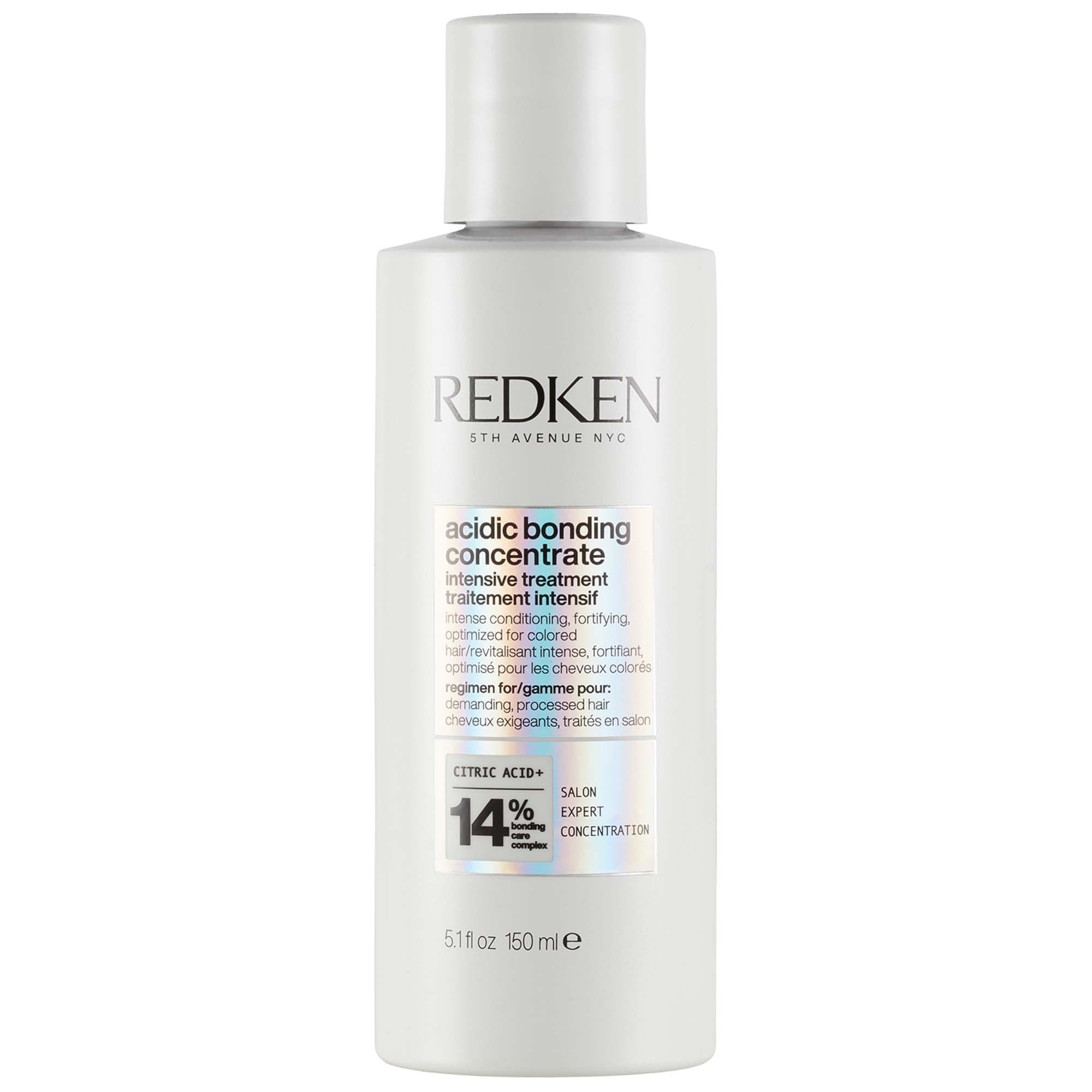 Redken Acidic Bonding Concentrate Treatment For Damaged Hair Repair - Deep Conditioning Intensive Mask, Provides Smoother & Stronger Hair