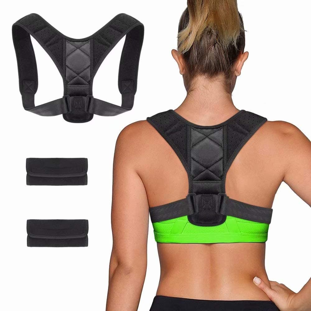 Bodywellness Posture Corrector for Men and Women, Candywe Back Brace Posture Corrector for Clavicle Support and Providing Pain Relief from Neck, Back & Shoulder