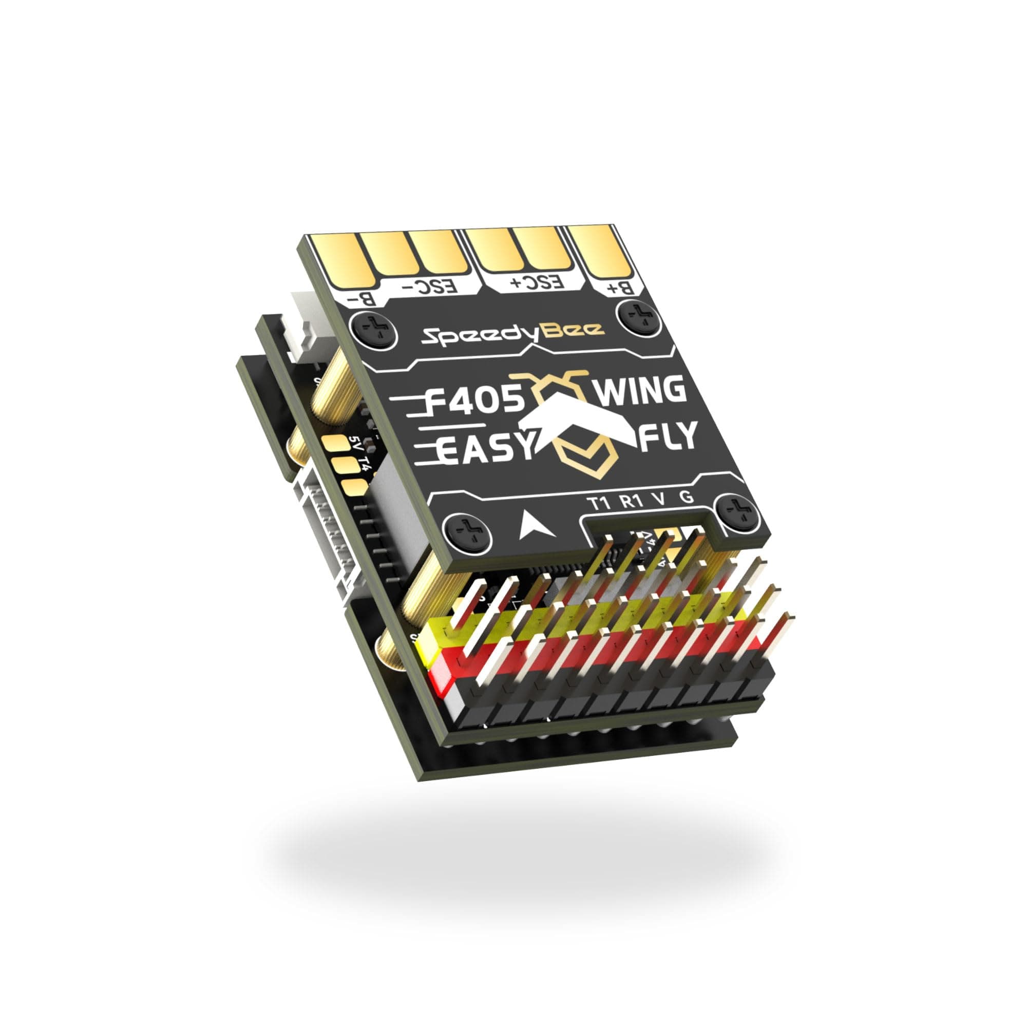 SPEEDY BEE F405 Mini Fixed Wing Flight Controller, Compatible with INAV Ardupilot APP Wireless Setup 11 PWM Solderless FC PDB Board
