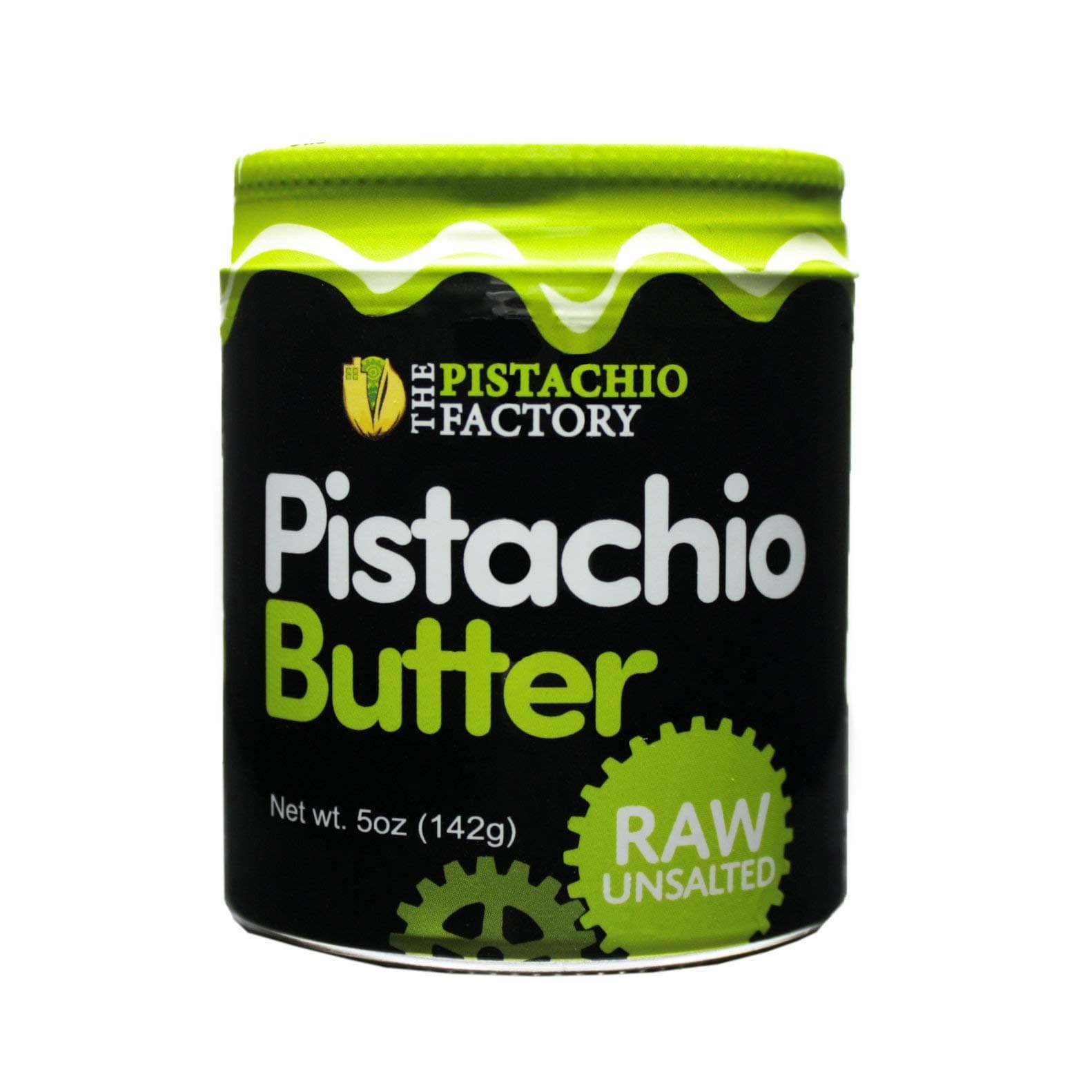 Pistachio Butter - Raw Unsalted (5oz Glass Jar)