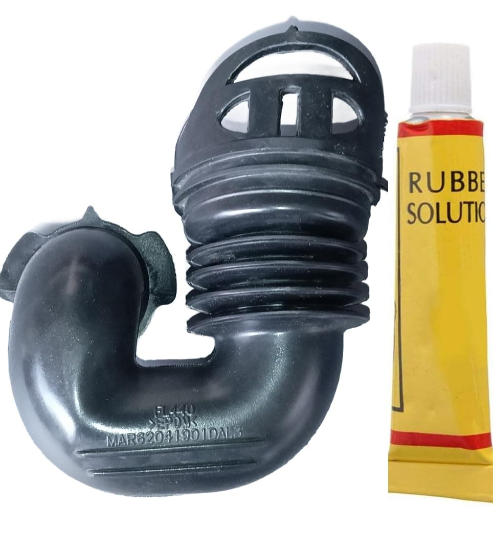 Tub & Detergent Dispenser Box Connecting Hose Suitable for Brand : LG Washing Machines With Synthetic Rubber Adhesive