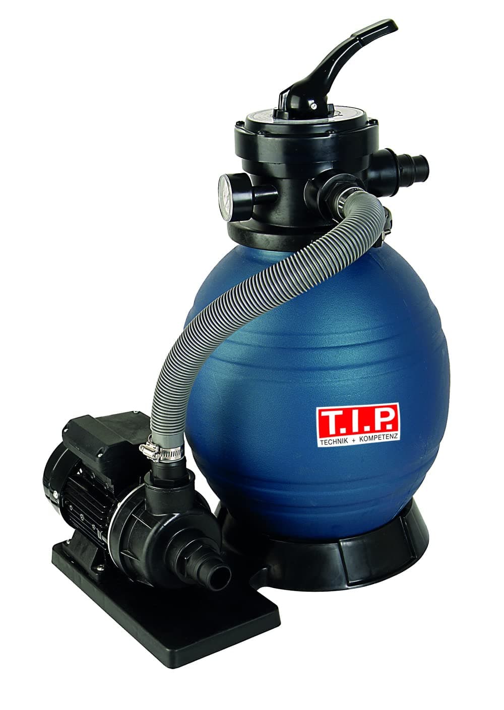 T.I.P. 30307 Swimming Pool Filter Set, Sand Filter System SPF 180, Maximum of 4,500 l/h