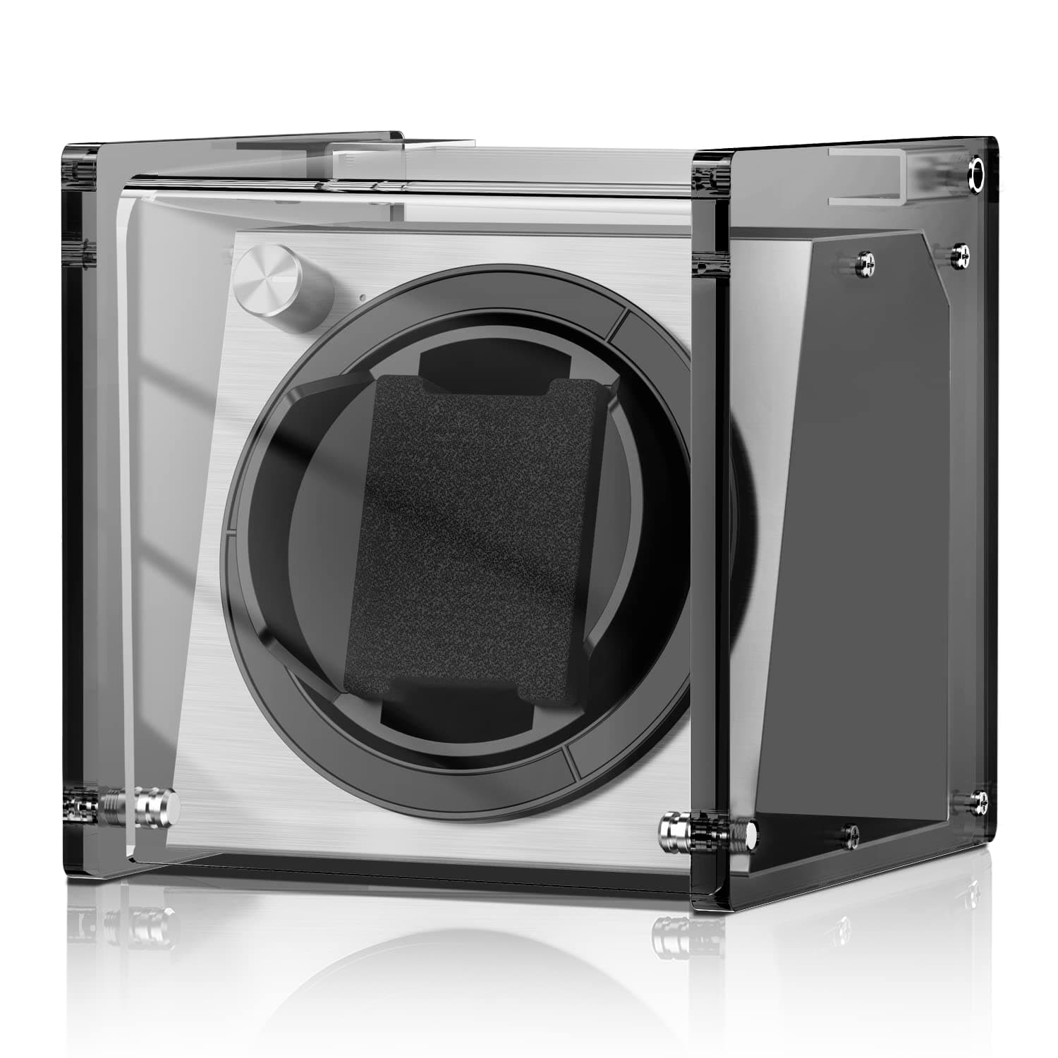 Watch Winder SmithRainbow Crystal Single Watch Winder Fit Extra Large to Standard Watch