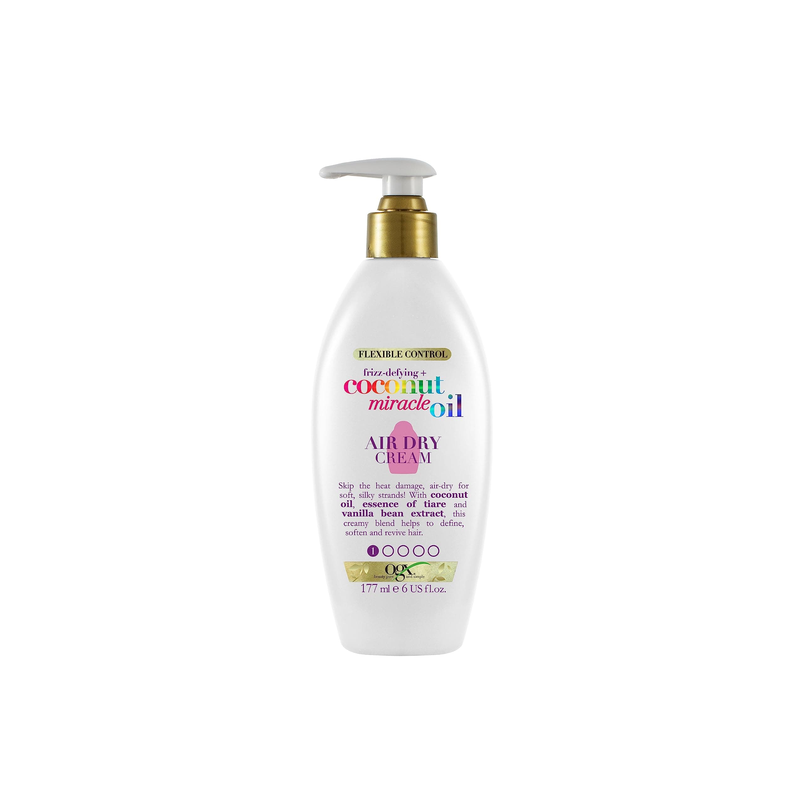 OGX Coconut Miracle Oil Leave Air-Dry Hair Cream, 177ml