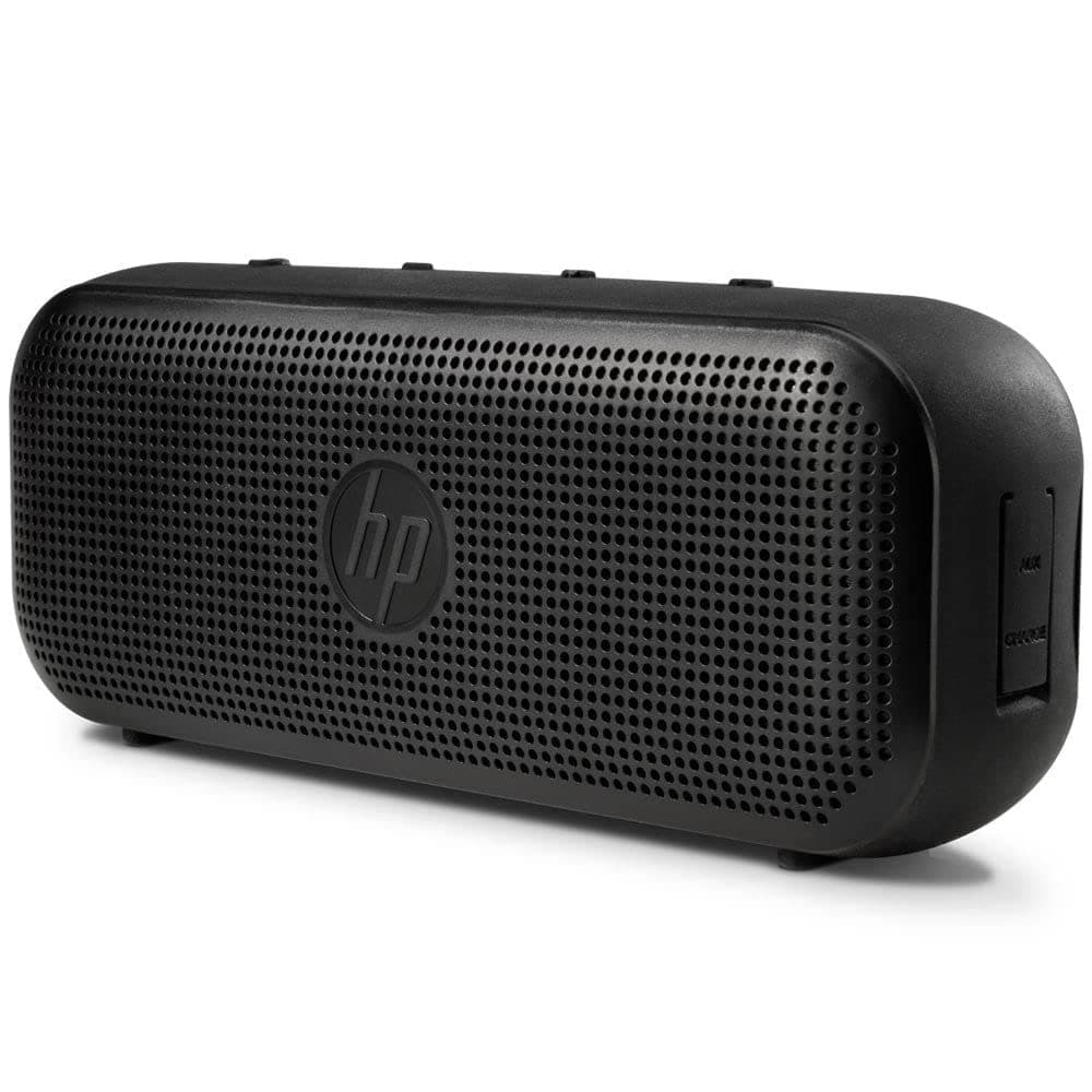 HP Bluetooth 400 Speaker - Up to 8 Hours of Playtime - Waterproof - Stereo Sound - Black
