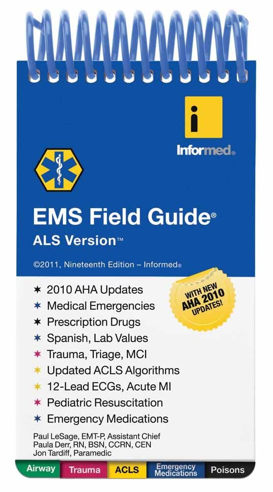 EMS Field Guide, ALS Version 19th Edition