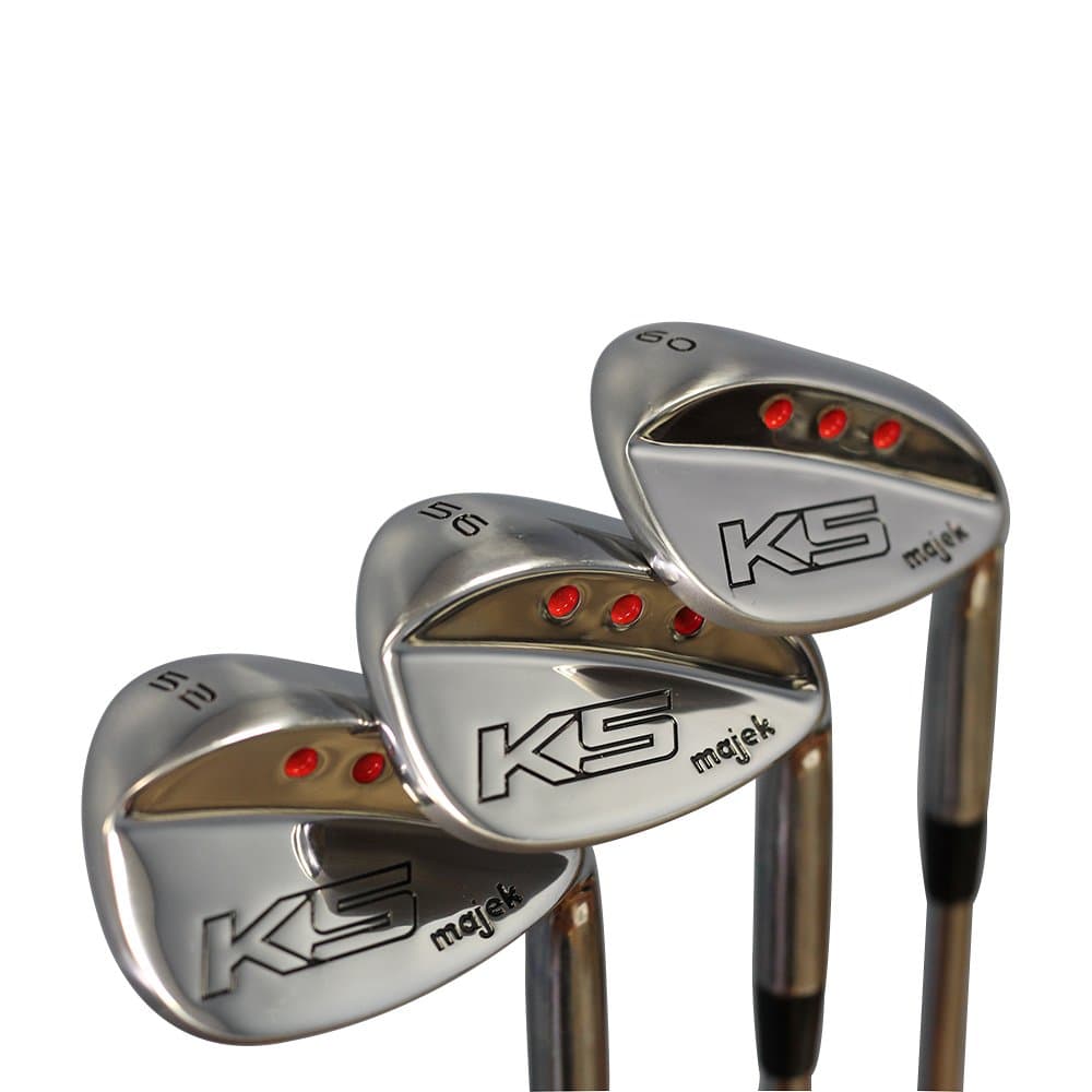 Majek Golf Women's Complete Wedge Set: 52° Gap Wedge (GW), 56° Sand Wedge (SW), 60° Lob Wedge (LW) Right Handed Ladies Flex Steel Shaft