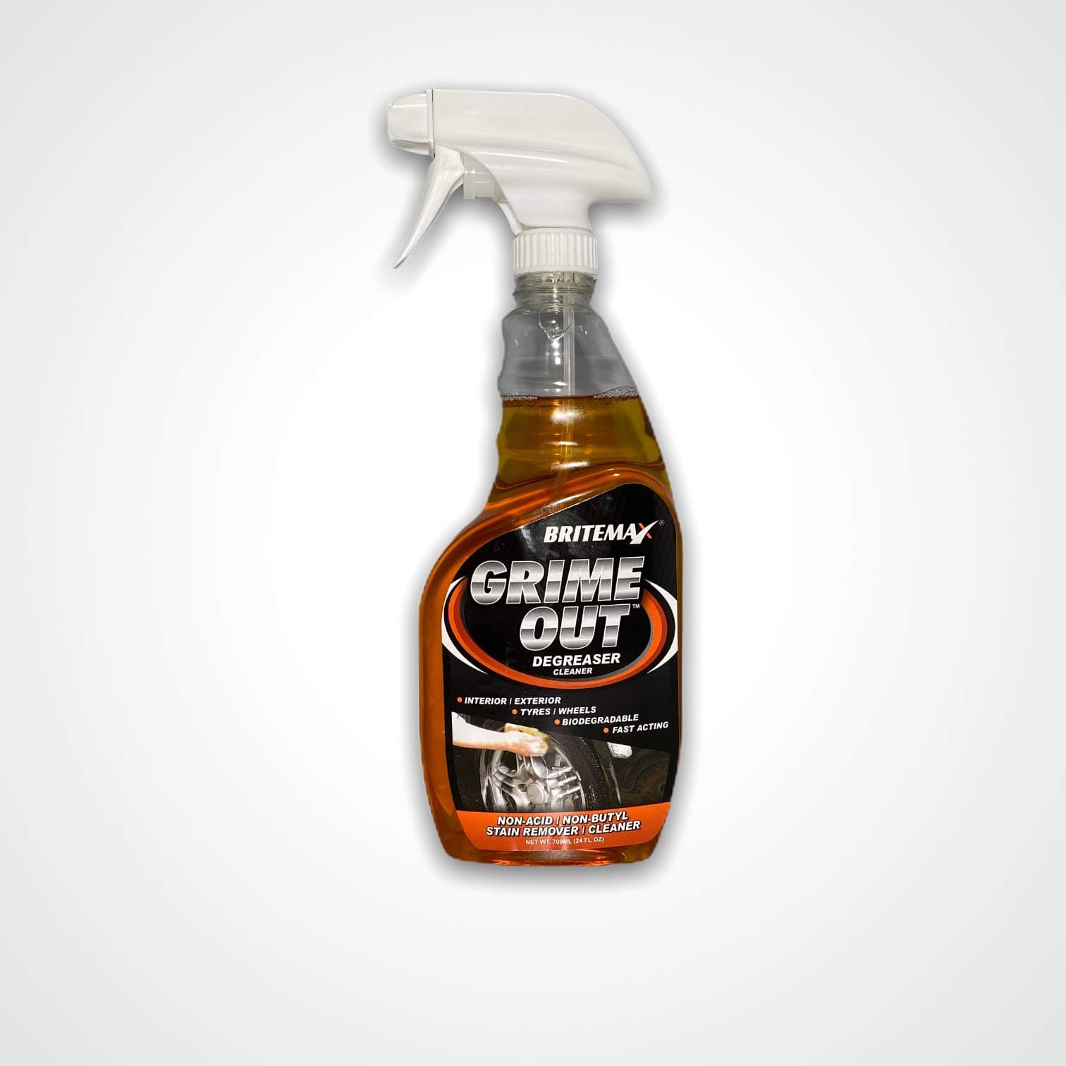 BX120-24 Grime Out-Acid Free Multi-Surface Cleaner/degreaser 709ml