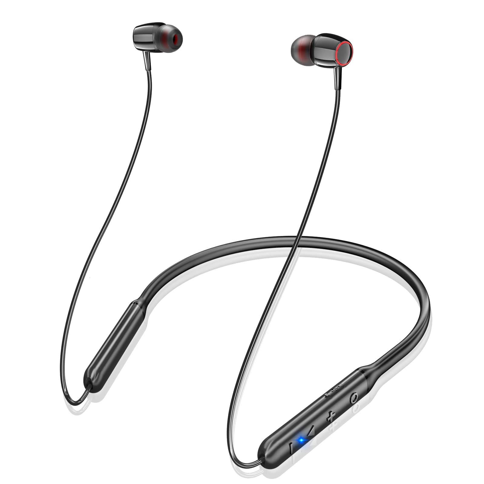 Industry-leading Bluetooth 5.3 + 38 Hours of Continuous Playback Earphones, Bluetooth Neckband, Wireless, CVC8.0 Noise Canceling, Bluetooth, Sports, Multi-Point Compatible, Type-C Rapid Charging