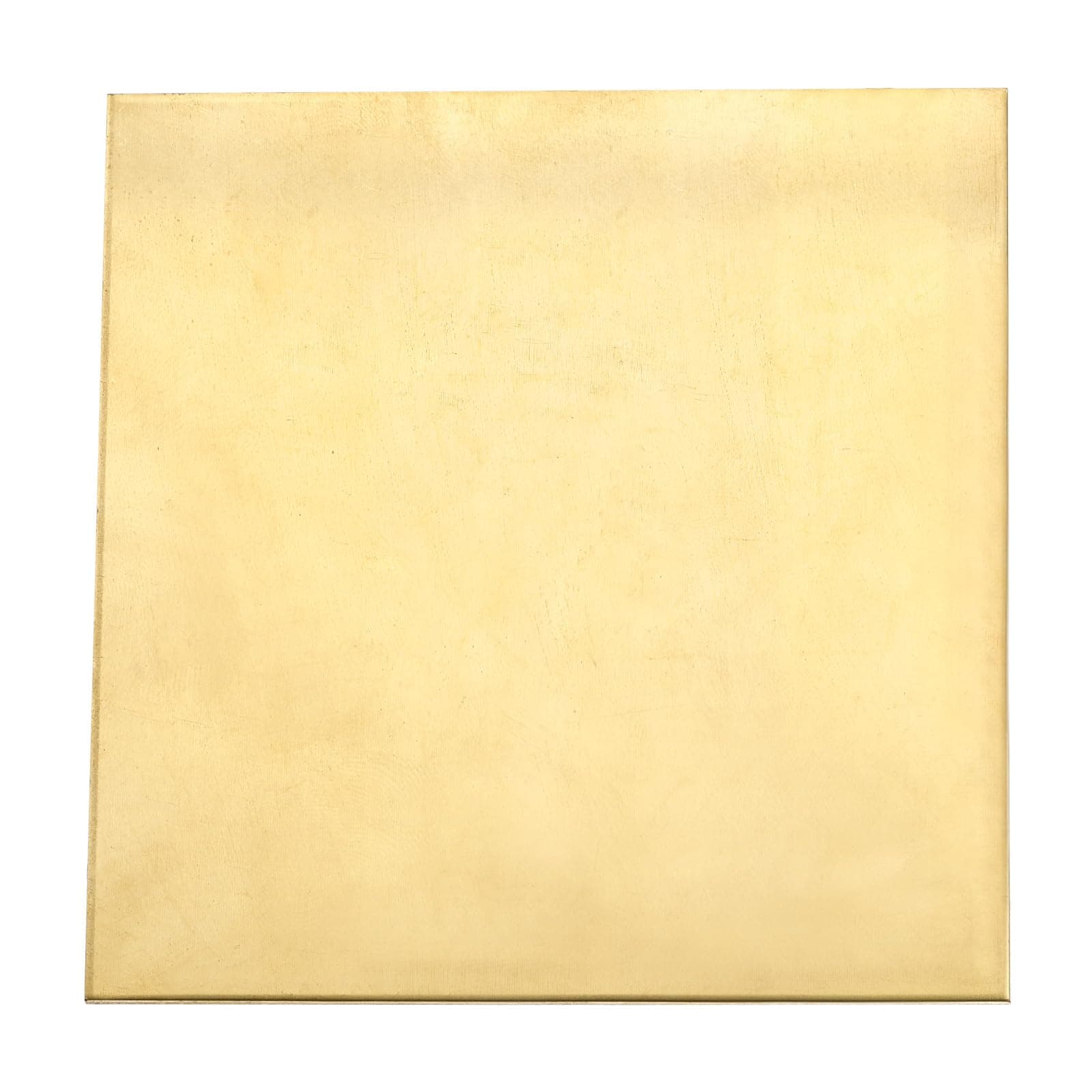 100x100x1mm(LxWxT) Brass Sheets - 1Pack - Good for Making Machinery Parts - Metal Brass Plates