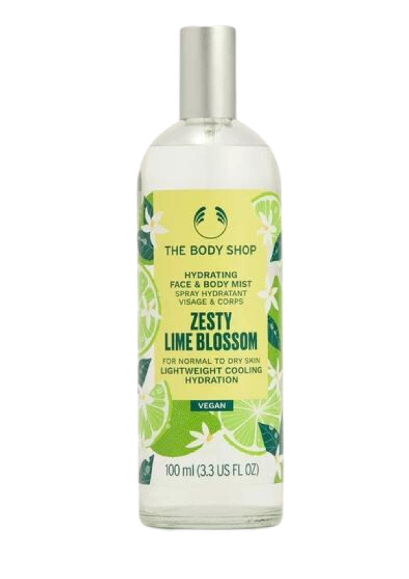 Zesty Lime Blossom 100ml Face & Body Mist - Vegan - Limited Edition - Vegan