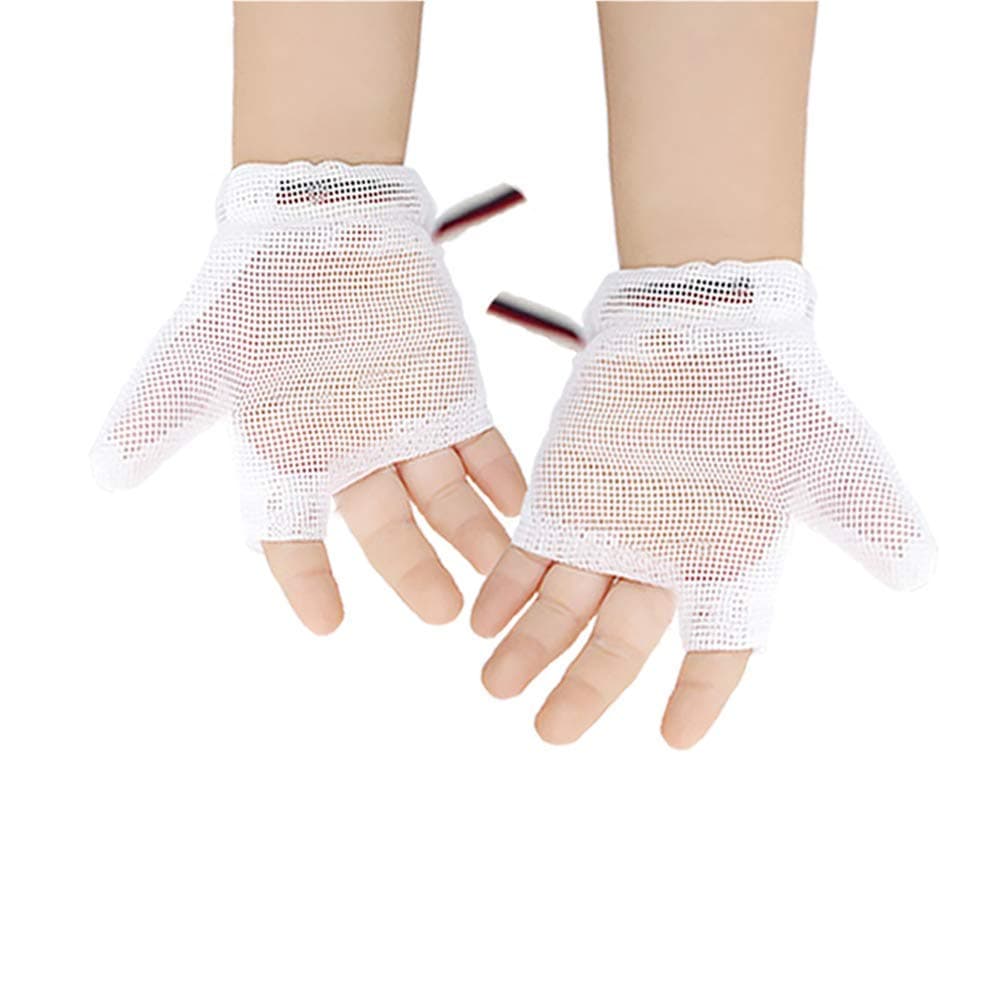 Baby Stop Thumb Sucking,Kids Finger Guard Stop Infant Finger Sucking,No Scratch Mittens 100% Cotton(Double Sided Mesh For S SIZE) …
