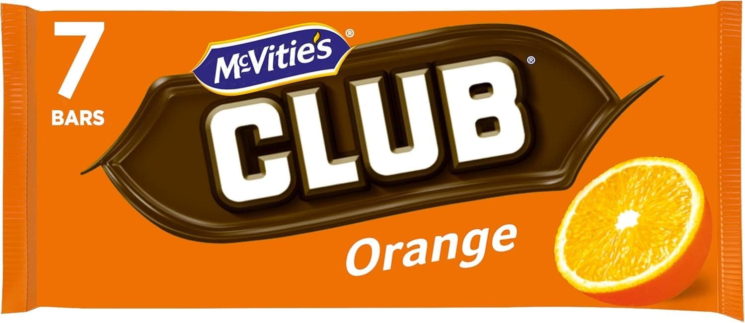 McVitie's Club Orange 7pk (Pack of 1)