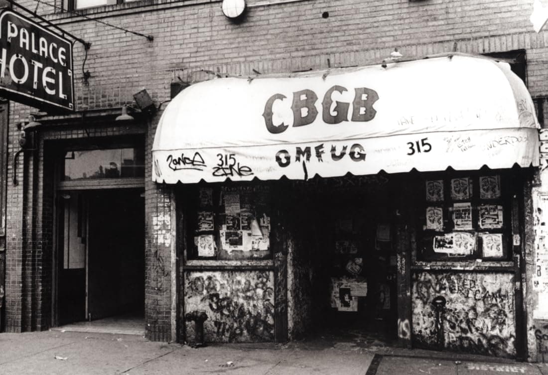 CBGB Poster, Iconic Punk Rock Music Club and Venue, New York City, Wall Art