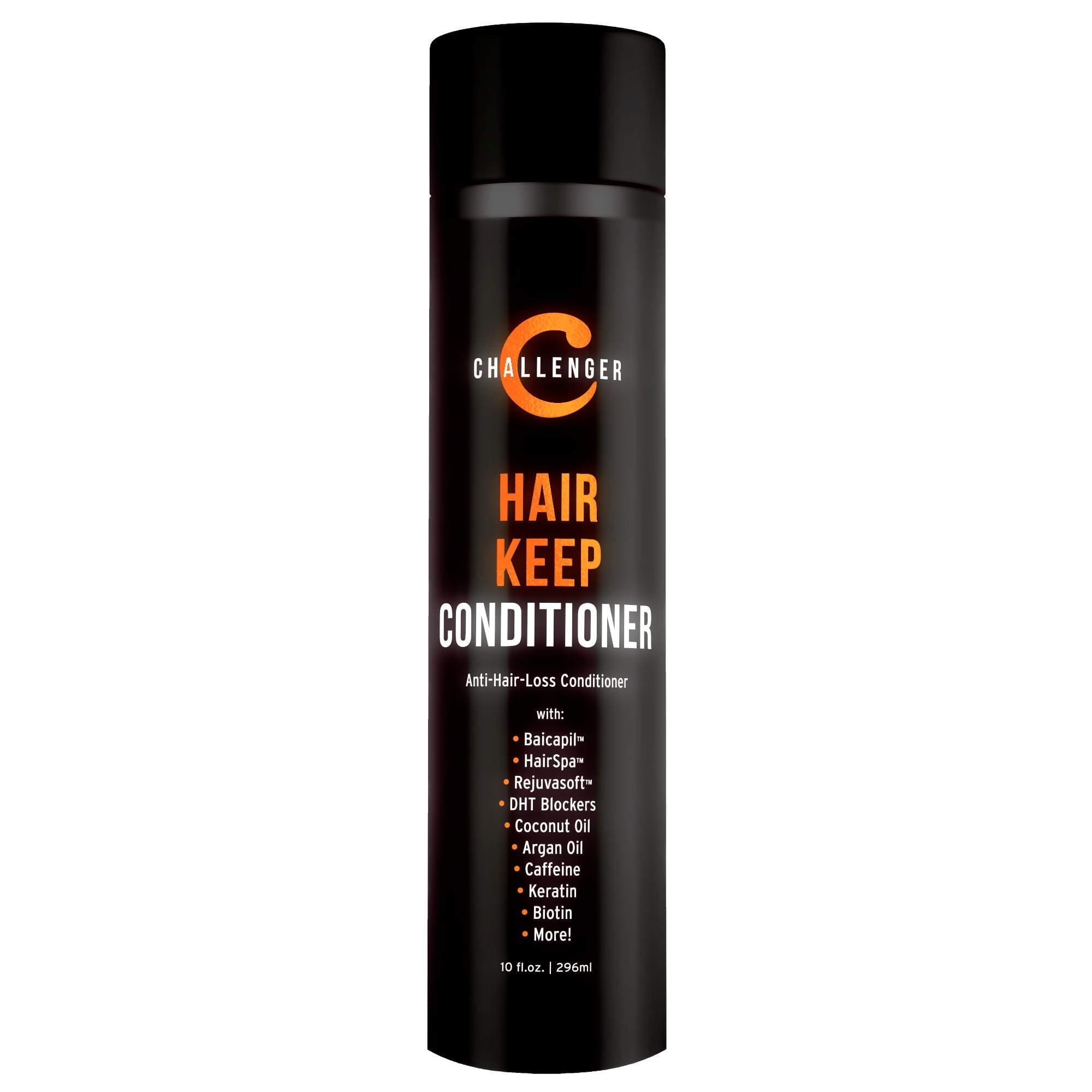 Challenger New Hair Keep Conditioner - DHT Blocking, Hair Growth Conditioner - 10OZ w/Baicapil, Rejuvasoft, HairSpa, Caffeine, Biotin, Argan & Coconut Oils, more