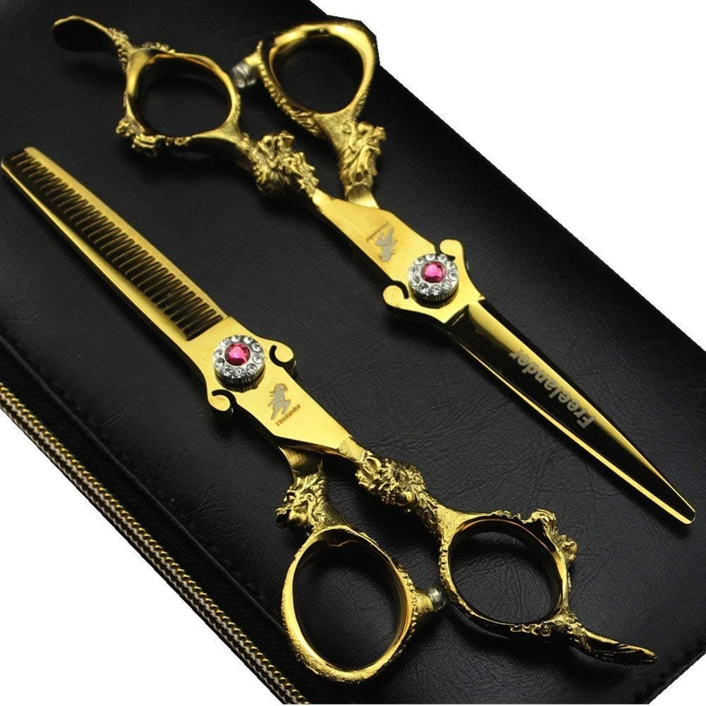 Shears Hair Professional Set Hair Thinning Scissors Cutting Teeth Shears Stainless Steel Barber scissors Hairdresser Scissors Salon Home