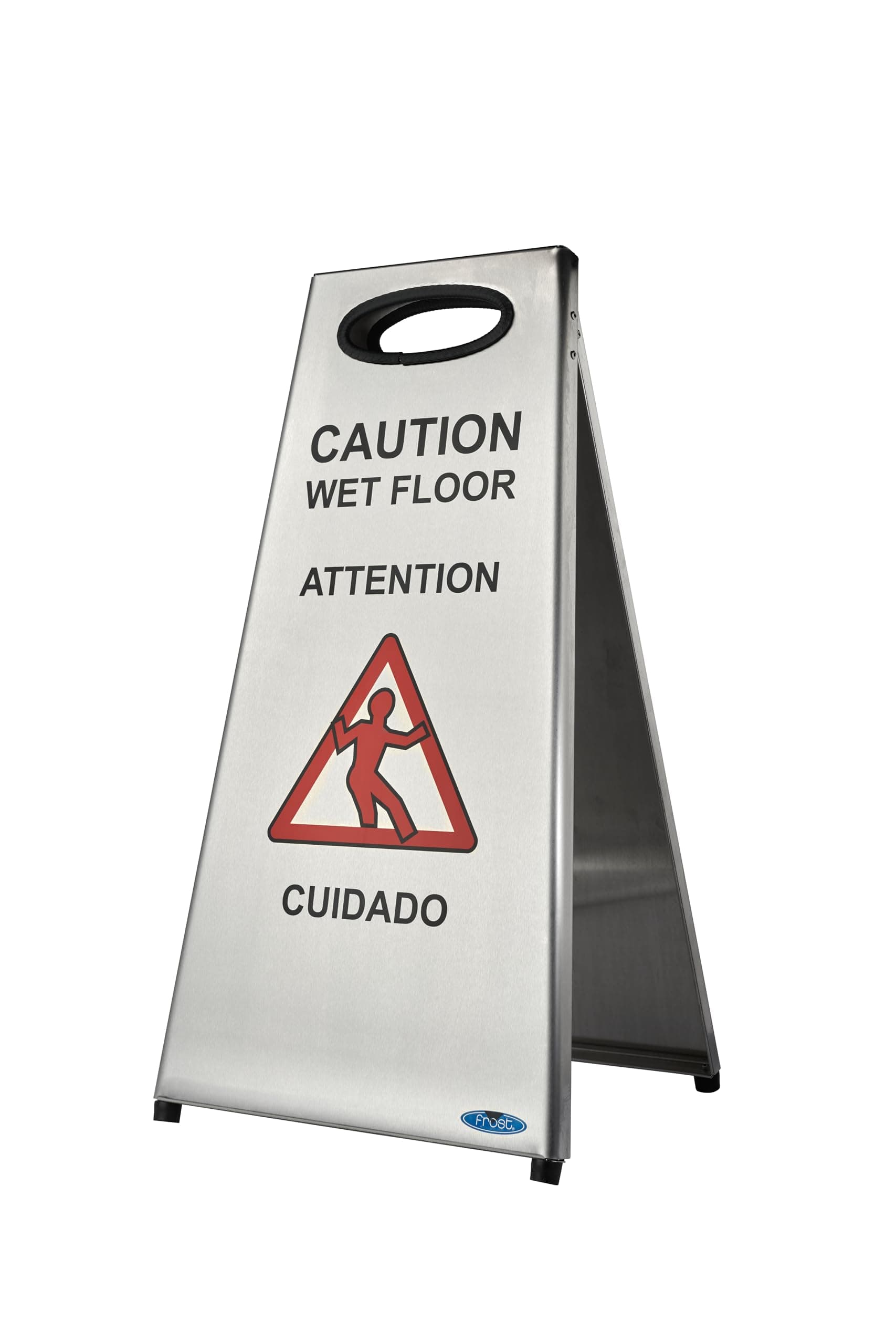 Frost 1119 Wet Floor Sign, Metallic 24" Length by 12" Wide by 1" D