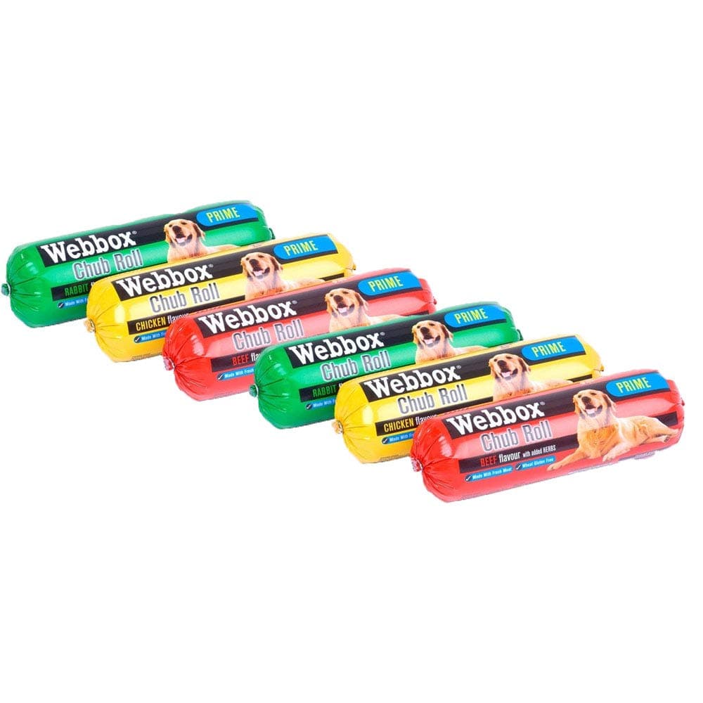 Dog Treats Prime Chub Roll Assorted Flavoured Dog Treats 720g (6 Pack)