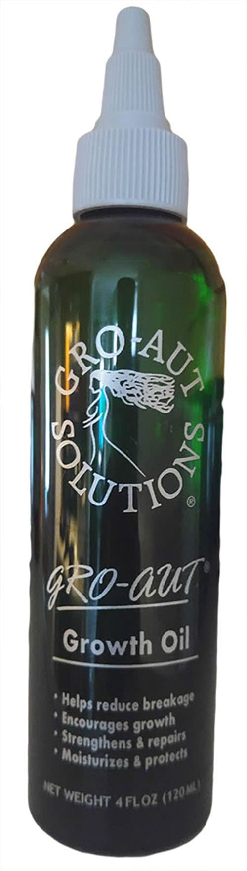 Gro-aut Hair Growth Oil 8oz Strengthen and Protect for Fast Hair Growth 240ml Treatment For all Hair Types Including - Colour Treated, Relaxed and Braided