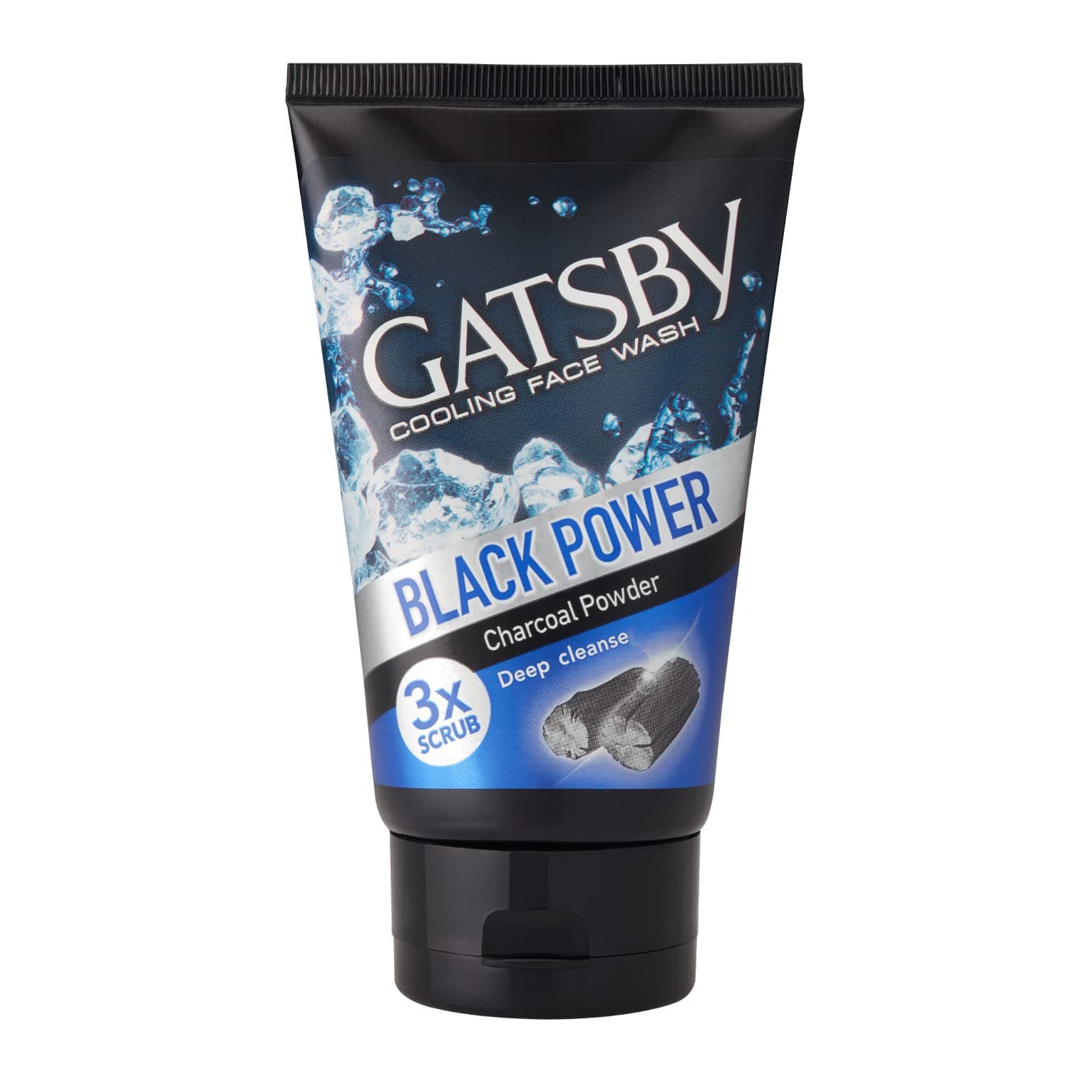 - Gatsby Cooling Face Wash - Perfect Clean, Contains Charcoal Powder, Deep Cleanses, Powered With 3X Scrub, 100gm