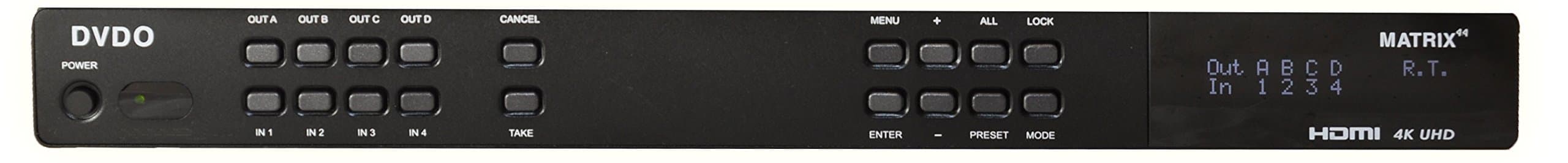 DVDO 4K 4x4 HDMI Matrix Switch Matrix44