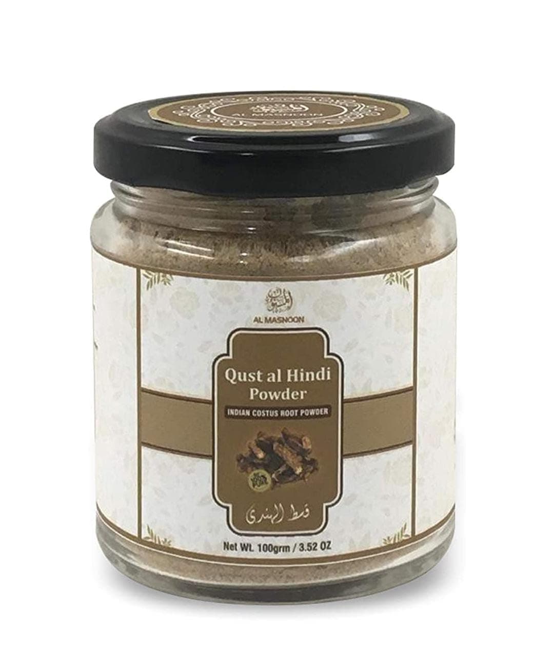 Qust Al Hindi/Oud Hindi Root Powder 100g (Pack of 1), 100% Natural & Pure