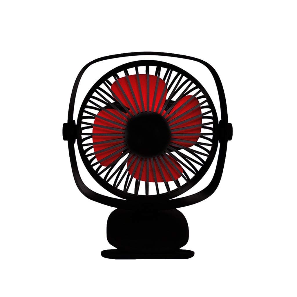 Dtuta USB Gadgets/USB Fan Clips Are Not Busy. Trolley Cars can be comfortable and cool at any time with power supply, ABS (Acrylonitrile Butadiene Styrene) + PP (Polypropylene), Black, standard size