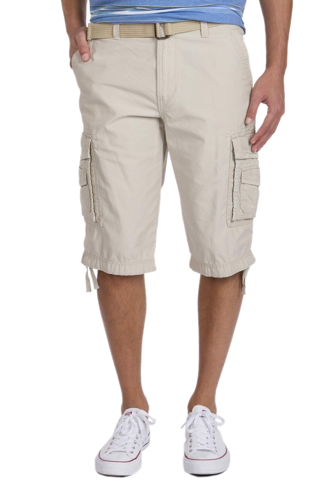 Men's Cordova Belted Messenger Cargo Short - Reg and Big and Tall Sizes